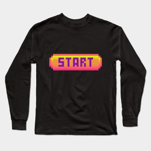 Start Button Long Sleeve T-Shirt